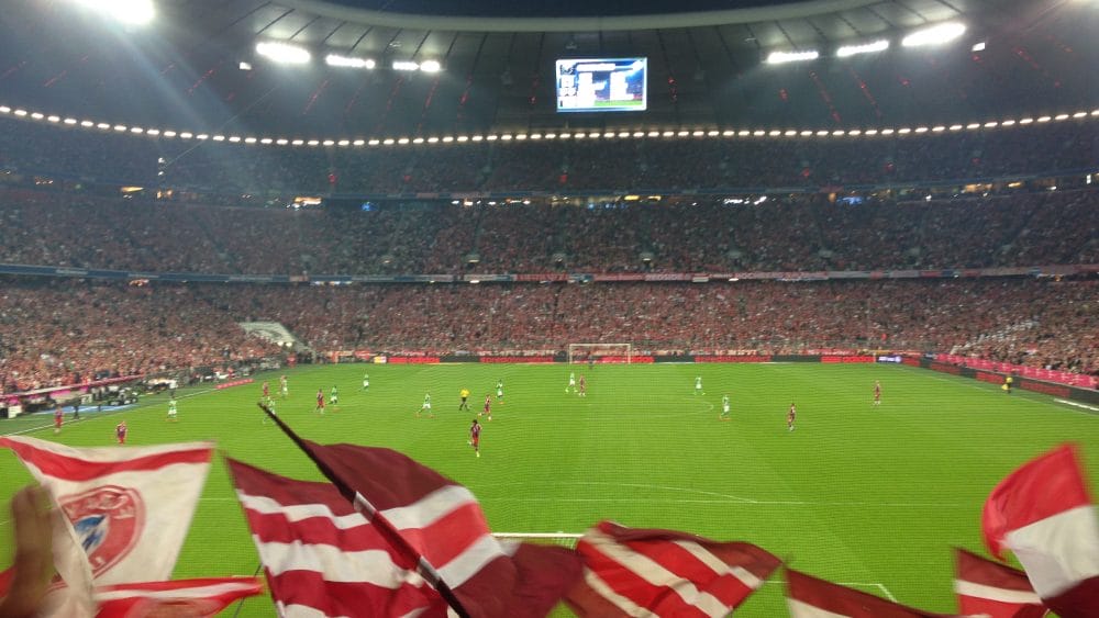 FC Bayern vs. Wolfsburg, Südkurve