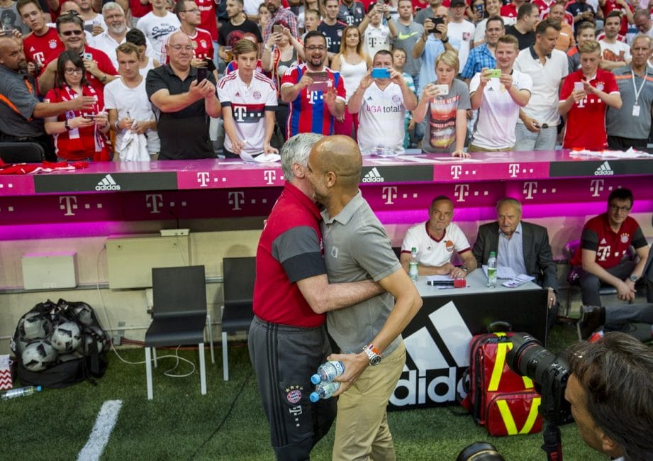 Pep Guardiola hinterließ ein Ballbesitz-System nahe der Perfektion. Wie viel wird Ancelotti davon übernehmen?(Foto: Marc Mueller / Bongarts / Getty Images)