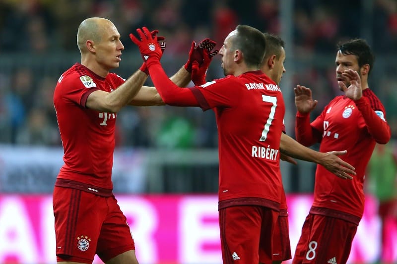 In den großen Spielen weiter unverzichtbar: Arjen Robben und Franck Ribéry.(Foto: Alexander Hassenstein / Bongarts / Getty Images)