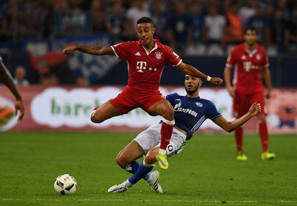 Thiago steigert sich auf der 6. (Photo by PATRIK STOLLARZ/AFP/Getty Images)