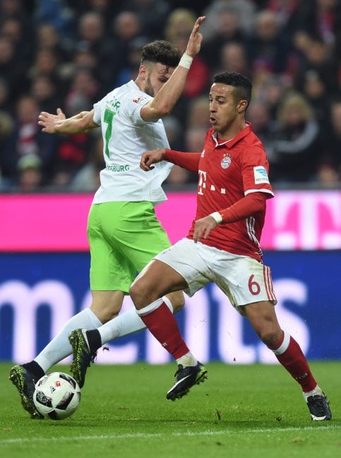 Thiago zeigte eine erneut herausragend gute Partie.(Foto: CHRISTOF STACHE/AFP/Getty Images)