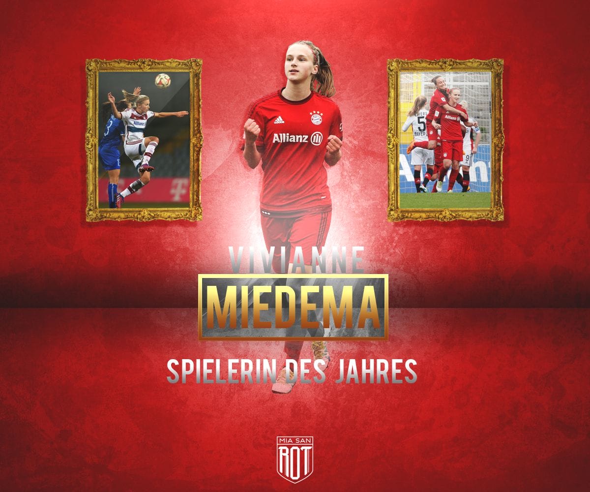 Vivianne Miedema, Miasanrot-Spielerin des Jahres