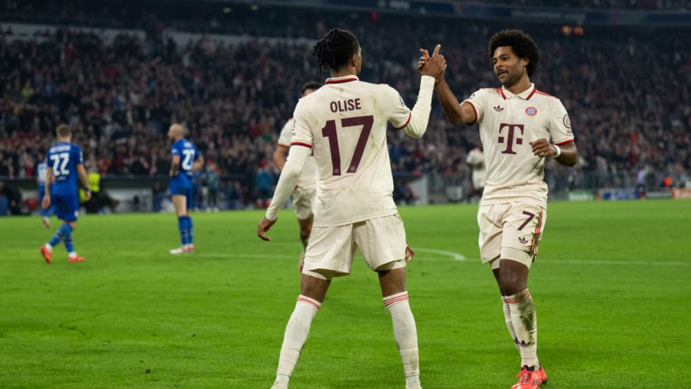 Serge Gnabry und Michael Olise: Kriegt die Offensive des FC Bayern die Kurve gegen Eintracht Frankfurt?