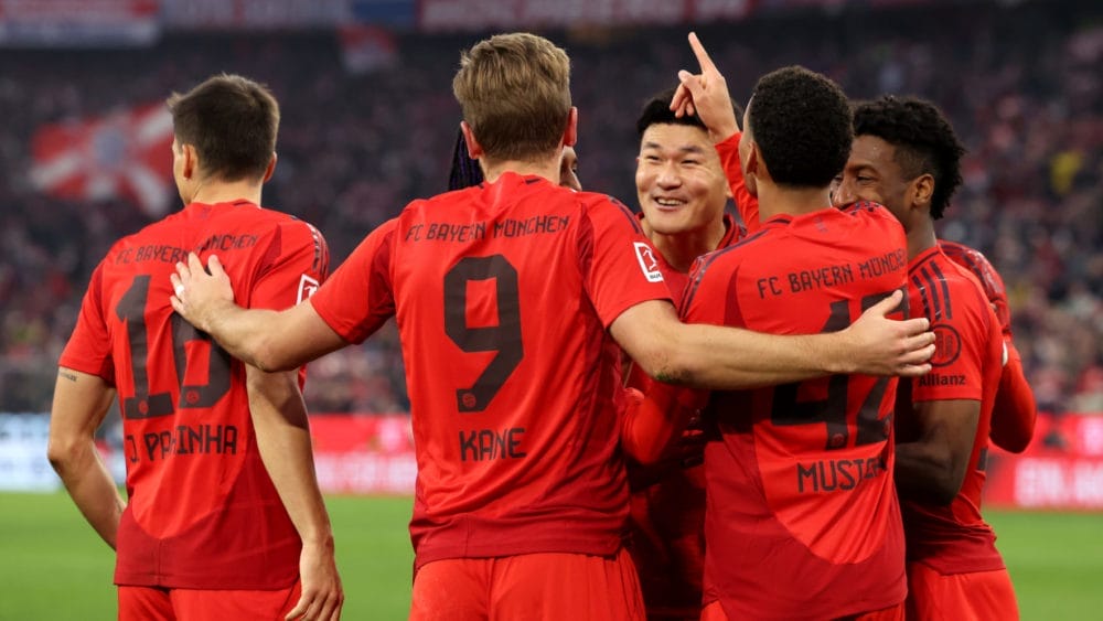 Der FC Bayern schlägt Union Berlin in der Bundesliga mit 3:0.