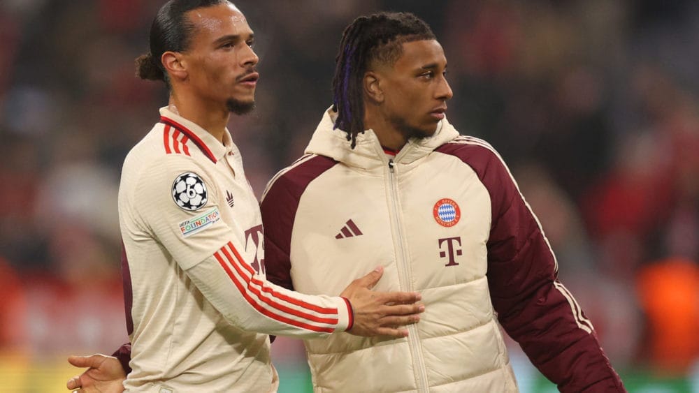 Leroy Sané und Michael Olise (FC Bayern München)